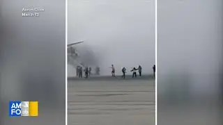 American Airlines sued after smoke in cabin forces passengers onto wings