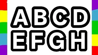 Alphabet tracing and colouring| Abcd tracing| Abc tracing for kids 