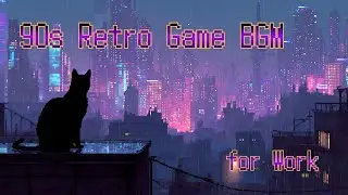 90's Retro Game BGM for Work &mdash; Midnight Save Point 14