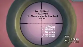 theHunter: COTW Explaining Mil Dot Graduation for the Argus Scope using 44 Maradi Lever Action Rifle