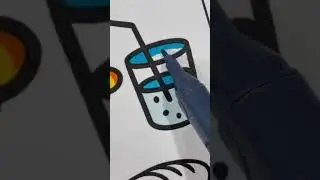 Coloring Breakfast Doodles I Color With Me I Coloring for Relaxing #satisfyingcoloring #coloring