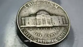 🇺🇸. 1946 Nickel Value Breakdown &mdash; Worth Money?💰#jeffersonnickel #1946nickel #nickelvalue #rarecoins 