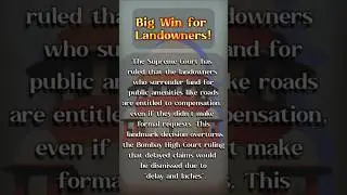 Supreme Court's Landmark Ruling: Big Win for Landowners! #supremecourtdecision