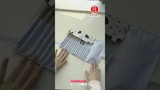 Инструкция по изготовлению сумки для хранения кистей и карандашей для макияжа.