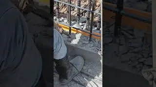 Don't Look Down! 🏗️⚠️ | Life at the Top #Construction #Heights #IronWorkers #SafetyFirst  #Shorts