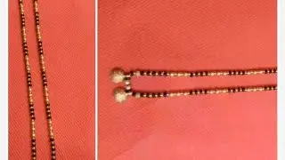  #dailyuse #goldjewellery PURE GOLD 1 line Short ganthan  design #saubhagya mangalsutra 
