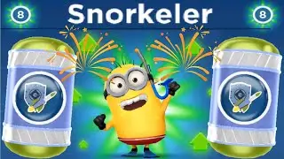 Despicable Me Minion Rush Snorkeler Level Up Costume gameplay walkthrough ios / android