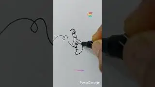Continues line art#kanakscreation#shorts#lippanartwork#lineart#drawing#onelinedrawing