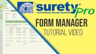 Introduction to the Form Manager in Surety&reg; Pro