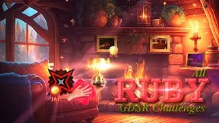 All Ruby GDSR Ship Challenges 100% | Geometry Dash