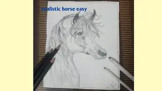 beautiful horse drawing easy(shading) ||FUN WITH AARYAMAN AAKRITI||#arts