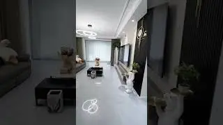 The light gray floor tiles are good-looking and dirt-resistant