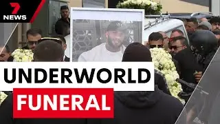 Motorbikes and a golden casket - Inside Sam 'The Punisher' Abdulrahim's extravagant farewell | 7NEWS