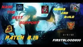NAMI SUPPORT/PATCH 8.15/53,31% WINRATE/runas y mestr&iacute;as/NO GUIA
