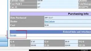 Coin Inventory Tips - Multiple Selection + PCGS Slab Barcodes