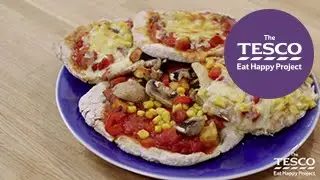 How to make a tasty flatbread pizza in just 15 minutes - Eat Happy Project