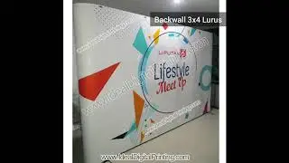 Backwall / Booth pop up pameran modul 3x4