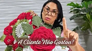 A CLIENTE NÃO GOSTOU DE UM DOS CAMINHOS DE MESA! - Vlog de Crochê - Alvenir Svagera