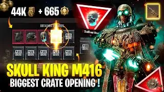 Finally Skull King M416 is here - New State Mobile Skull King crate opening | Skull Frost X suit 🔥