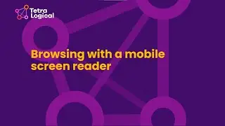 Browsing with a mobile screen reader