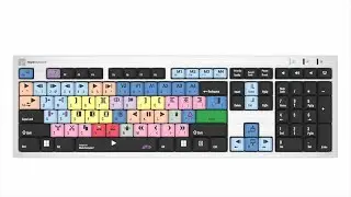 Logickeyboards Media Composer Slimline Keyboard for PC - UK English
