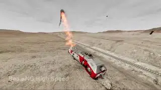 Trains vs Dash Plat Speed Boost to Ramp Jump Crashes 4 – BeamNG.drive | BeamNG High Speed