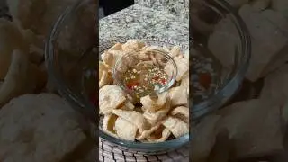 Frying best snack Prawn cracker - easy to make! #shorts #foodie #pulutan #cooking #trending #youtube