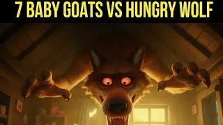 Seven Baby Goats and the Hungry Wolf | Hindi Moral Story | Kids Animated Story | Anmol ki kahaniya