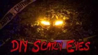 LED Halloween Lights;  DIY Scary Eyes.