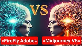 Битва: FireFly.Adobe и Midjourney V5. Кто круче генерирует картинки?❤️&zwj;🔥