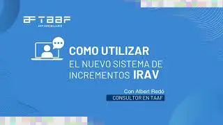 Cómo aplicar el IRAV en el Software de TAAF