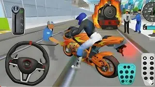 New Orange Bike For Parking - 3d Driving Class android game play || Car Game #gameplay #cargame