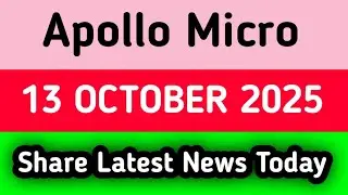 apollo micro systems share latest news || apollo micro systems share latest news today