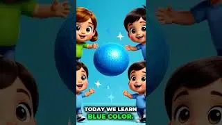 Learn Blue Color with Toy Car 💙🚗 | Colors for Kids | Happy Color Toys #learncolors #babysong #shorts