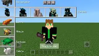 Como se TRANSFORMAR EM QUALQUER MOB com MORPH no MINECRAFT (Addon Morph)