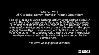 Kilauea flow still active northeast of Pu'u 'O'o