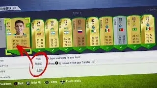 HOW TO MAKE 1000 COINS A SECOND!!! (FIFA 18 Trading Method)