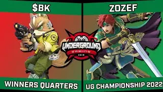$BK (Fox/Kazuya) vs Zozef (Snake/Roy) - Underground Championship Series 2022