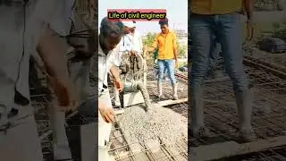 Life of civil engineer #trending #viral #viralvideo #shortsfeed #concrete #shortsyoutube #shorts