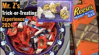 Mr. Z's Trick-or-Treating Experience 2024 #holiday #halloween