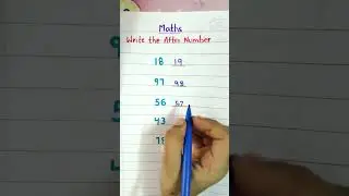 Write the after number #shorts #short #youtubeshorts #ytshorts #trending #trendingshorts #funny
