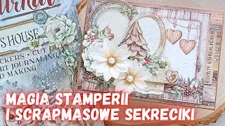Stamperia Junk Journal i sekreciki przedscrapmasowe. Cardmaking.