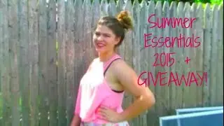 Summer Essentials 2015 + GIVEAWAY (Closed)