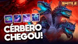 O CACHORR&Atilde;O CHEGOU BRUTO! JOGANDO DE C&Eacute;RBERO NO SMITE 2!