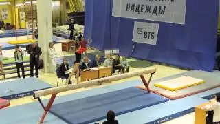 Олимпийские надежды 2015. Бревно.  Ауди Нелли  13,900  1 место. 1 разряд
