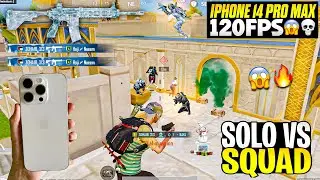 iPhone 14 Pro Max 🔥 PUBG 120FPS Gameplay • PUBG MOBILE 