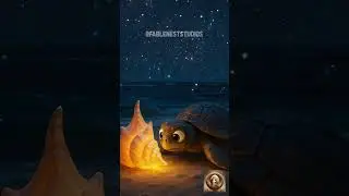The Shimmering Shell: A Sea Turtle's Magical Discovery | Emotional Animal Story #shorts