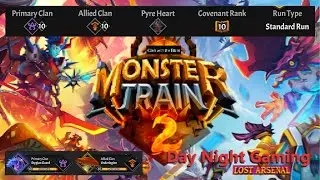 Monster Train 2 - Covenant Rank 10 - Stygian Guard with Underlegion - Titan Run