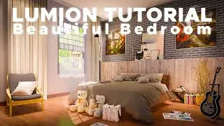Lumion 6 Tutorial 2019 - Beautiful Bedroom