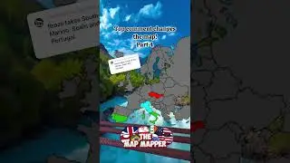 Top comment changes the map Pt4 #map #mapping #maps #elevenhopper #vecna #europe #shorts #tiktok